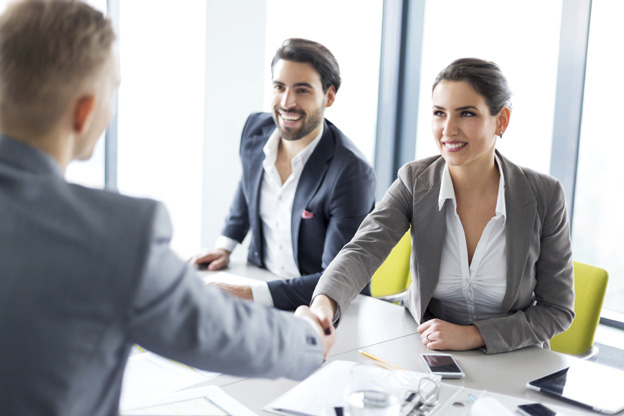 Greeting an advisor